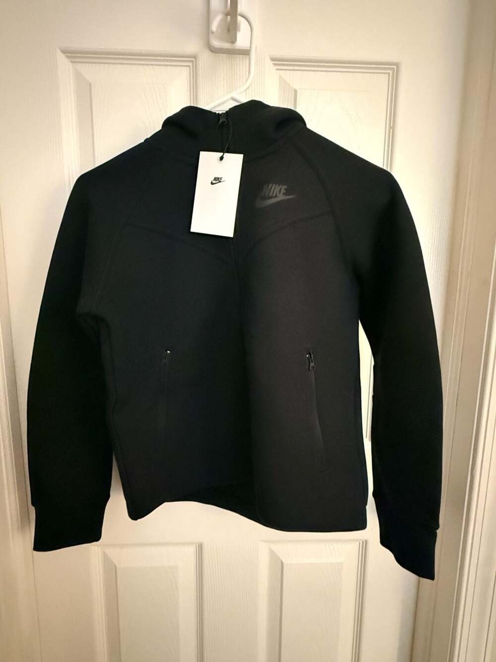 Nike Kids Tech Fleece Full-Zip Hoodie Black FD2979-010 Size M